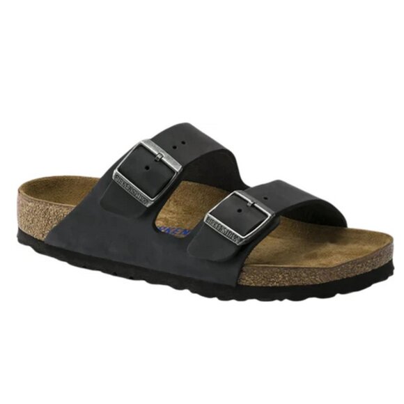 BIRKENSTOCK Arizona Soft Footbed Dual-Strap Slide Regular Fit Sandals - Picture 3 of 11